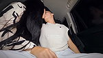I Picked Up My Beautiful Girlfriend With My Personal Driver And We Ended Up Fucking Fast In The Van