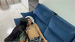 I pretend I’m sick so my stepsister can get rid of my fever with rough sex