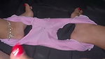 I show my cameltoe in pov pov close-up in short shorts at dawn (short pajamas touching the creamy pussy)