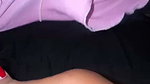 I show my cameltoe in pov pov close-up in short shorts at dawn (short pajamas touching the creamy pussy)