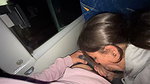 I suck an unknown passenger on a real bus and he cums in my mouth