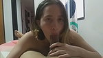 I SUCK HIS COCK SLOWLY UNTIL HE CUMS IN MY THROAT