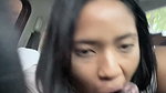 I suck the driver’s huge dick to pay for the trip -amateur couple- nysdel