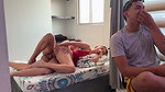I take advantage of the fact that my husband’s cuckold is distracted so that my stepson can fuck me by the rich ass
