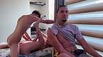 I take advantage of the fact that my husband’s cuckold is distracted so that my stepson can fuck me by the rich ass