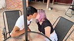 I TEACH MY STEPBROTHER HOW TO KISS HE GOT ERECT AND I DECIDED TO HIM