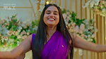 Busty malayali serial actrees in blue costume 1