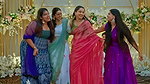 Busty malayali serial actrees in blue costume 1