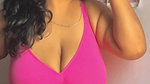 Busty punjabi lady huge breasts and nipple pokie in pin bra 1