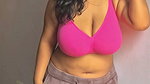 Busty punjabi lady huge breasts and nipple pokie in pin bra 1
