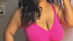 Busty punjabi lady huge breasts and nipple pokie in pin bra 1