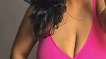 Busty punjabi lady huge breasts and nipple pokie in pin bra 1