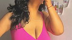 Busty punjabi lady huge breasts and nipple pokie in pin bra 1