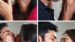 [25 CLIPS in same thread] Sneha boobs kissed, licked, french kissed & adored 25