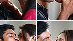 [25 CLIPS in same thread] Sneha boobs kissed, licked, french kissed & adored 25