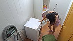Horny Married Mom Fucks the Handyman on The Laundry Machine
