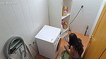 Horny Married Mom Fucks the Handyman on The Laundry Machine