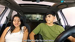 Horny Mishell is desperate to fuck her Uber