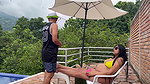 Horny pool guy fucks me when my husband is away