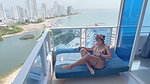 Horny Pregnant Woman Gets Fucked Hard on the Balcony