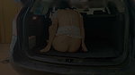 Horny stepmom almost caught masturbating her stepson’s friend car
