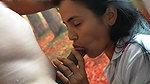 Hot Latinas sucking a delicious cock