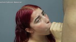 Hot stepsister sucking cock