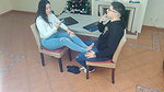Hot teacher masturbates her student in private lessons