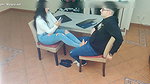 Hot teacher masturbates her student in private lessons