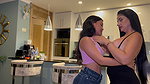 Husband Catches Wife Cheating with Hot Latina Babysitter, So She Let’s Him Join for Threesome Sex