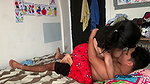 I awaken my stepsister’s sex drive and fuck her hard in bed while we’re alone!