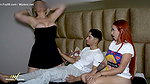 I catch my stepdaughter having sex with her boyfriend and I join in so they can fuck my pussy – Monique Fuentes, Andrea Castro a