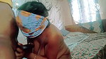 A hot milf reaches her orgasam while being fucked hard by her next-door neighbor and swallow all his cum