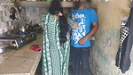Desi Bhabhi Big Boobs Cleavage Tease in Kitchen Hot Indian Village Girls Exposed