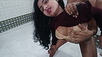Desi Girl Green & Maroon Outfit Hot Sex – Real Couple