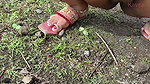 Desi Indian Marathi Kavita bhabhi ( Vahini ) fuck outdoor in jungle in doggy style with blue sexy dress and dirty blowjob