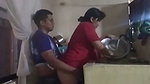 Fucking the Maid in the Kitchen When My Wife Is in the Living Room