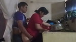 Fucking the Maid in the Kitchen When My Wife Is in the Living Room