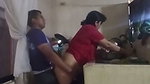 Fucking the Maid in the Kitchen When My Wife Is in the Living Room