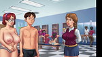 Judith and Anon first meeting in bathroom