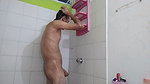 My stepbrother is taking a shower and I come in to fuck me with his huge cock