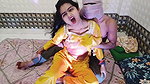 Real Desi Wife Cowgirl & Passionate Sex in Traditional Outfits