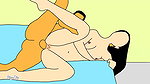 Sexy girl big ass enjoying the sex