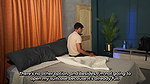 Stepsiblings end up having great sex after sharing the same bed