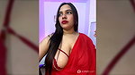 Horny chubby aunty in SAREE STRIP sexy TEASE 2