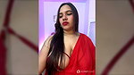 Horny chubby aunty in SAREE STRIP sexy TEASE 2