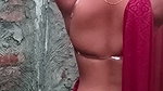 Riya bhabhi hot cleavage and backless show bathing vlog 2