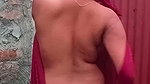 Riya bhabhi hot cleavage and backless show bathing vlog 2