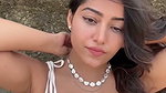 SYMRAN KAUR IRRESISTIBLE FLAUNTING CLEAVAGE YUMM AT BEACH 2