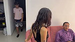 Tiny stepdaughter gets fucked in the ass by her STEPDAD AND STEPBROTHER and she enjoys it